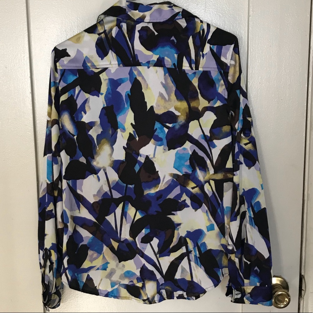 Gorgeous Patterned Calvin Klein Blouse - image 4